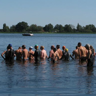 Kurz vor dem Start