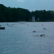 Schwimmen in der Koberbachtalsperre