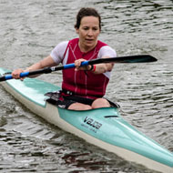 Secured the victory in paddling: Sharon Colley