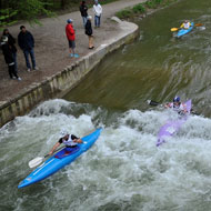 Ab durch die Walzen, dieses Jahr durch wenig Wasser aber harmlos