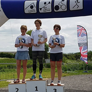 Women podium: J. Ashley, H. Russsel, J. Davies