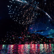 Fireworks at the end