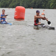 William Peters and Ferenc Csima at the Ende of the kayak